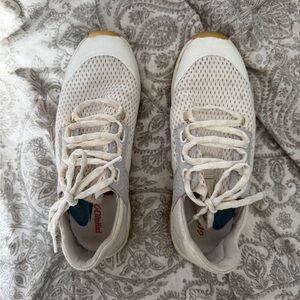 OluKai Cream and Blue Casual Shoes